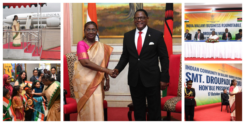 Visit of Hon'ble President of India to Malawi, 17-19 October 2024